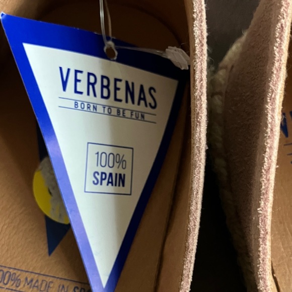Verbenas Suede Leather Carmen Flat Espadrilles, Shoes Made In Spain, Size 9.5 - Picture 6 of 9